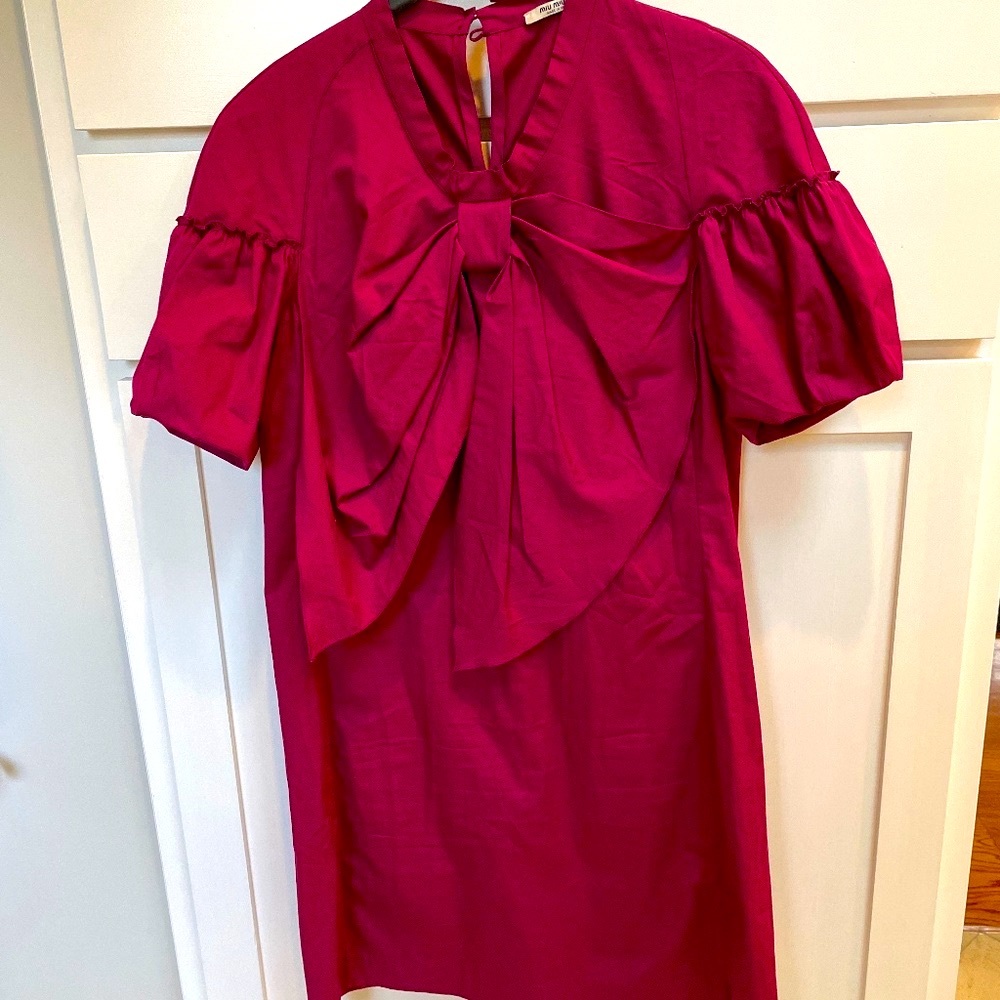 Miu miu cotton dress size 40